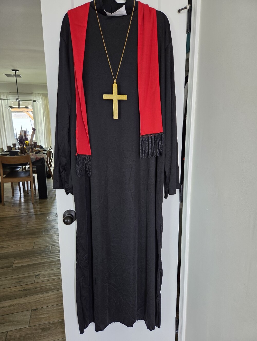 Mens Plus Size 2x Priest Halloween Costume Spirit